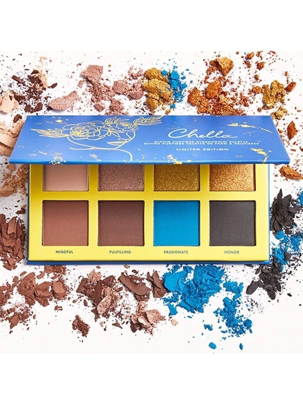 Chella Divine Purpose Eyeshadow Palette 8 Pigments NIB